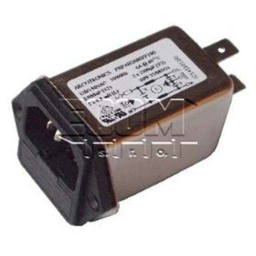 LC filtr s vidlicí AC FN9260-10-06, 250 V / 10 A, panel