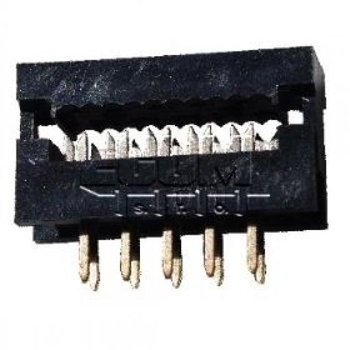 Vidlice samořezná DS1018-142BX na plochý kabel, 2×7, RM 2,54 mm