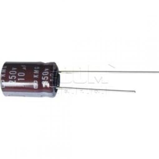 Elektrolytický kondenzátor radiální 470 µF / 63 V, RM 5 mm, -55 až +105 °C