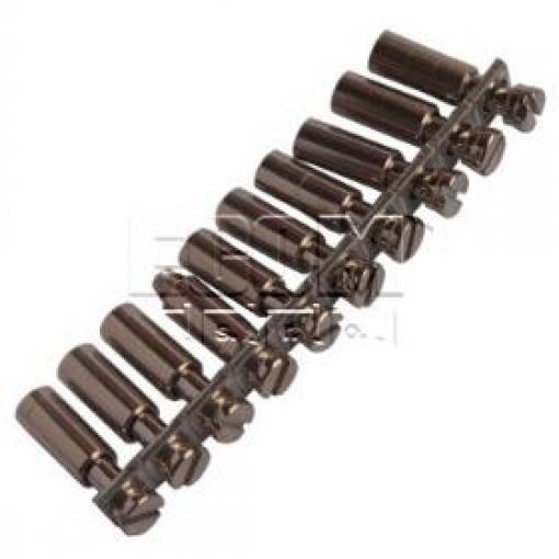 Šroubový můstek Q10-2.5, 10 pólů, RM 6 mm