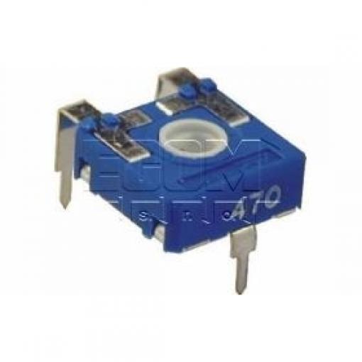 Odporový trimr uhlíkový CA14 NV 10 kΩ, 0,25 W, 250 V