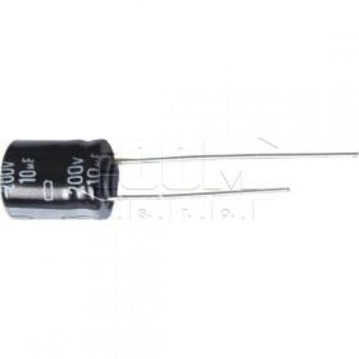 Elektrolytický kondenzátor CD110X, 2200 µF / 50 V, radiální, 16 × 30 mm