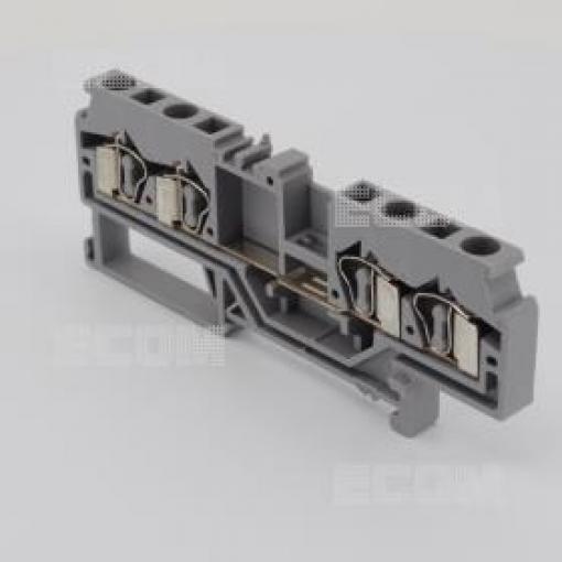 Svorka na DIN lištu WS4-QU-01P-11-00A(H), šedá