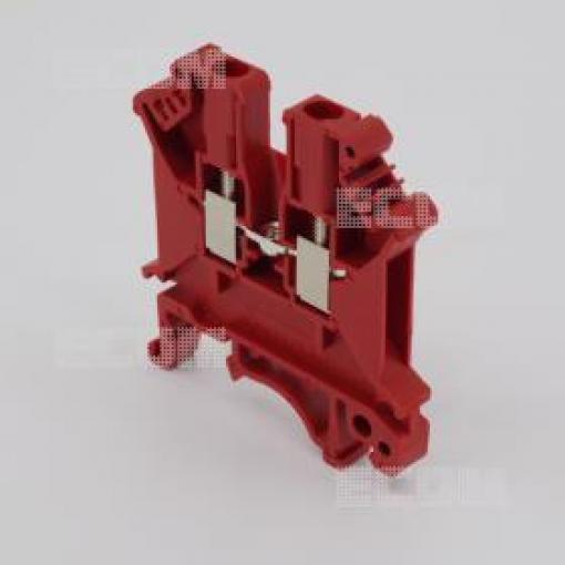 Svorka na DIN lištu PC2.5-01P-16-00A(H), červená