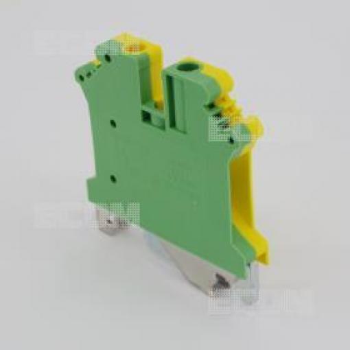 Svorka na DIN lištu PC4-PE-01P-1Y, jednopólová