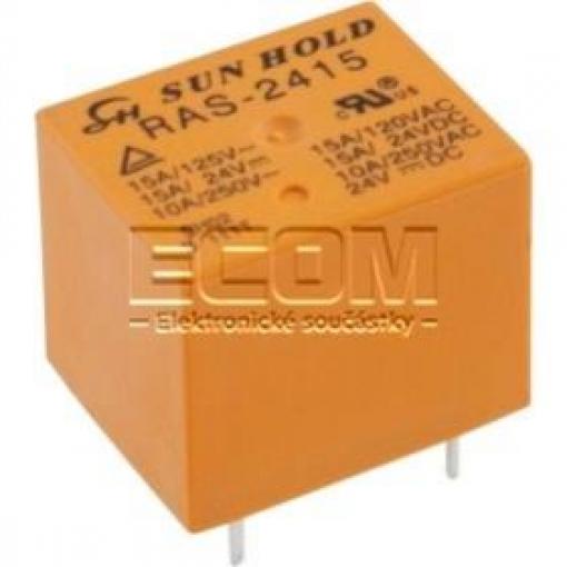 Relé RELRAS2415, 24 V / 0,36 W, 1× přepínací kontakt