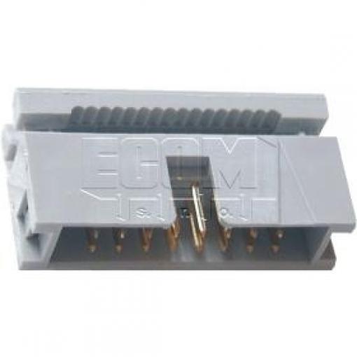 Vidlice krytá C3501-10NNSG00R, 2×5 pin, rozteč 2,54 mm, šedá