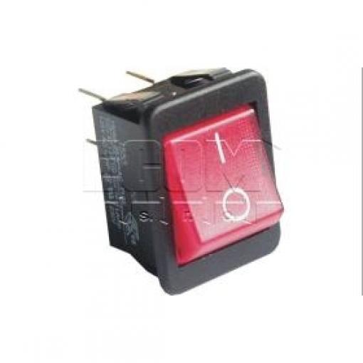 Kolébkový vypínač ARL C6053AL, 2pól, 250 V / 16 A, 0/I