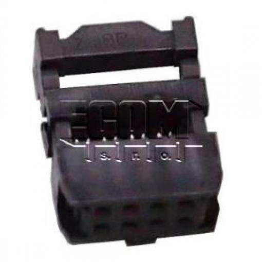 Zásuvka na plochý kabel C3001-08YYSB00R, 2×4 Au, rozteč 2,54 mm