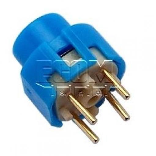 Tlačítko spínací KS505BBUR, 125 V DC / 1 A, do plošného spoje
