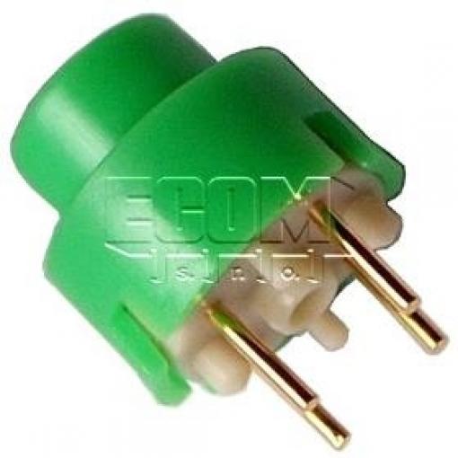 Tlačítko spínací KS-505BGNR-L-G, 125 V DC / 1 A, do plošného spoje