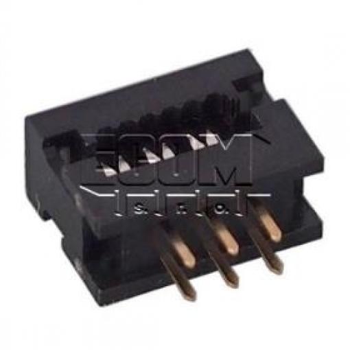 Vidlice samořezná C3100-06ABSB00R, plochý kabel 2×3 Au, h=7 mm