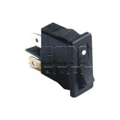 Kolébkový vypínač R612 BBAT, 1pól, 250 V / 6 A, bílý
