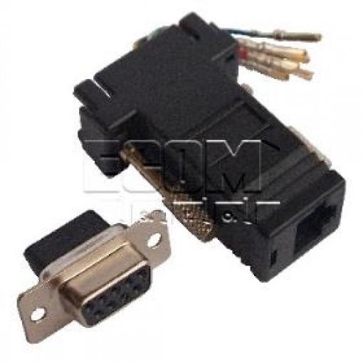 Adaptér D-Sub 9pin zásuvka na RJ-45, TZB 525