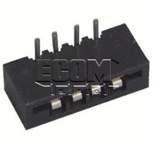 Konektor FFC/FPC DS1020-04RT1D, 4 piny, 2,54 mm, 90°