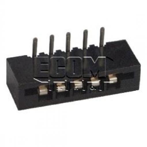 Konektor FFC/FPC 2,54 mm, 5 pinů, 90°, DS1020-05RT1D
