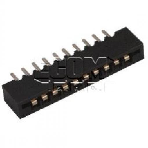 Konektor FFC/FPC DS1020-10ST1D, 10 pinů, 2,54 mm