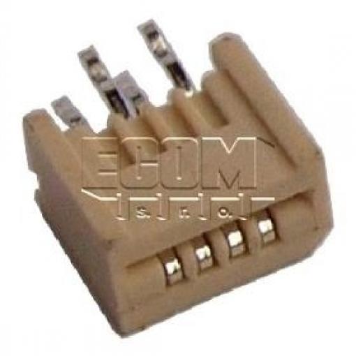 Konektor FFC/FPC 1,25 mm, 4 piny, rovné vývody DS1020-01-04BT1