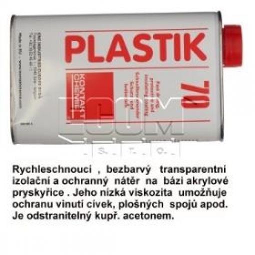 Akrylový lak na plasty KNT 74327-002, 1 l, průhledný