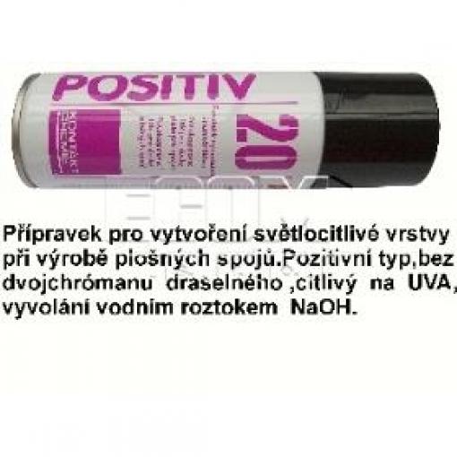 Světlocitlivý lak POSITIV 20, 12 × 200 ml