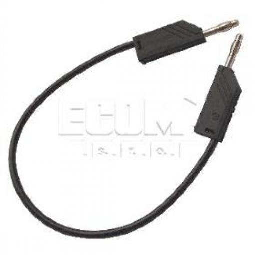 Prodlužovací měřící šňůra MLN 200/1, 1 mm², 2 m, banánky 4 mm, černá