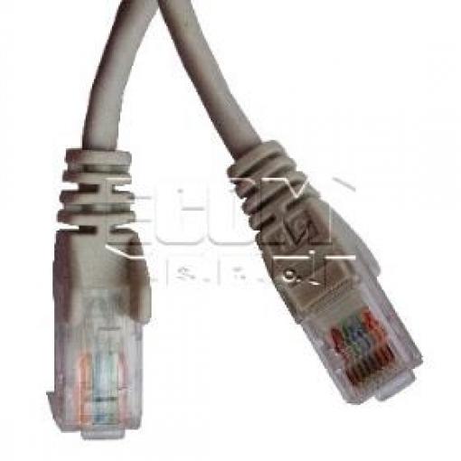 Síťový kabel UTP Cat.5e RJ-45, 0,25 m, šedý