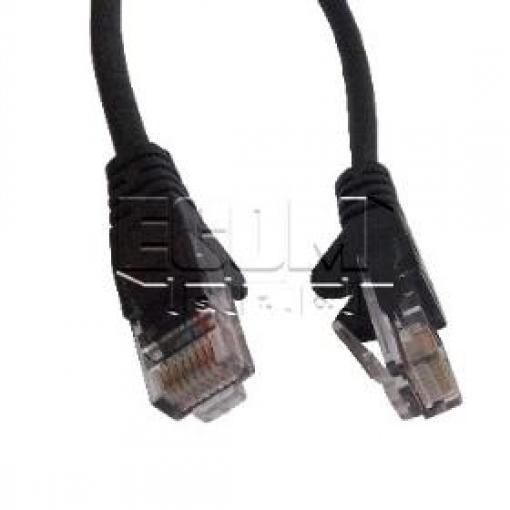 Síťový kabel UTP CAT6 RJ45-RJ45, 1 m, černý