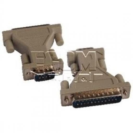 Adaptér D-Sub 9pin vidlice na D-Sub 25pin vidlice