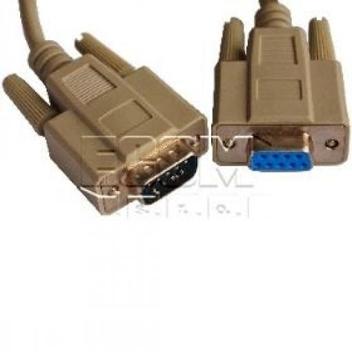 Prodlužovací kabel RS-232 D-Sub 9pin vidlice/zásuvka, 3 m