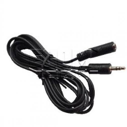 Kabel jack 3,5 mm, vidlice/zásuvka, stereo, 3 m