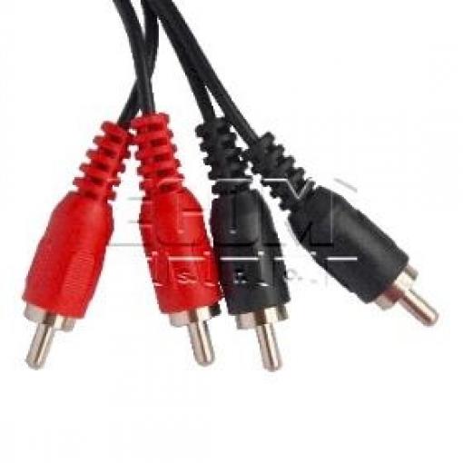 Kabel CINCH 2× vidlice – 2× vidlice, 2 m, M/M