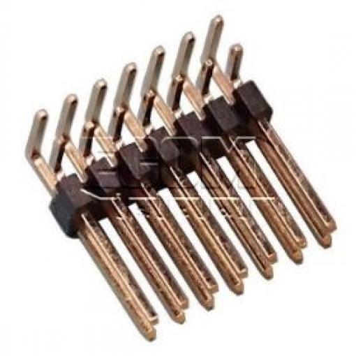 Kolíková lišta lámací HSU C6200-14BRGGA0R, 2×7, 90°, Au