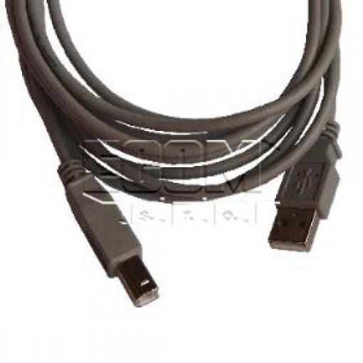 Kabel USB 2.0 A-B, 3 m, šedý