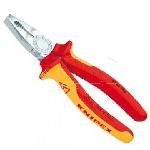 Kombinované kleště KNP 0306, 180 mm, VDE, 1000 V, chromované