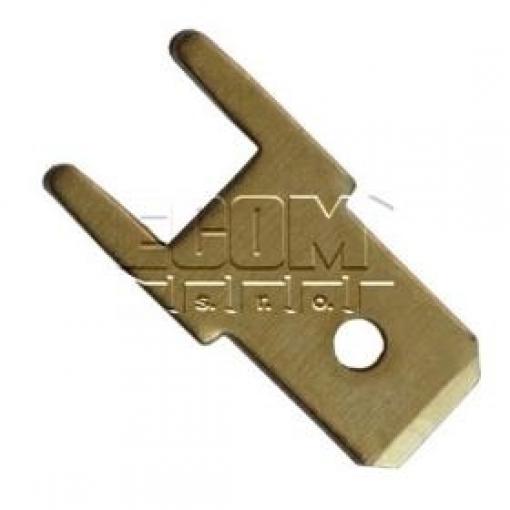 Faston vidlice PC187(8)LR, 4,75 × 0,8 mm, délka 12,7 mm