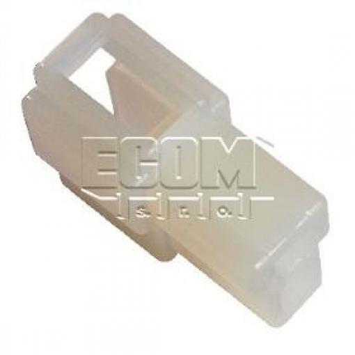 Izolační pouzdro M2250-01NN pro 2× faston 6,35 × 0,8 mm, PA66, bílé