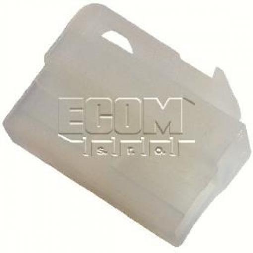 Izolační pouzdro F2250-01NN, 2× faston 6,35 × 0,8 mm, PA66, bílé