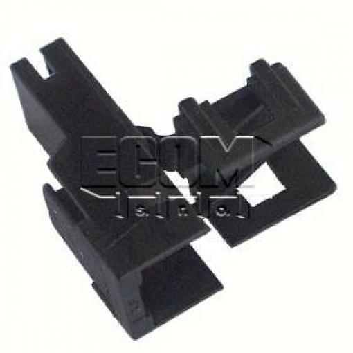 Izolační pouzdro F1250-02NK na faston 6,35 × 0,8 mm, PA66, černé