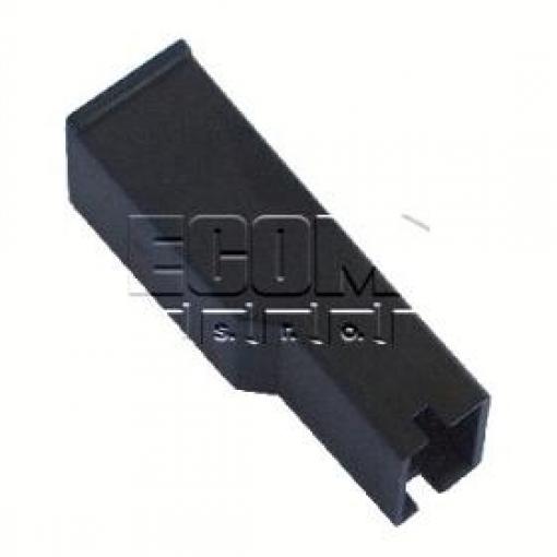 Izolační pouzdro F1250-03NK na faston 6,35 × 0,8 mm, PA66, černé