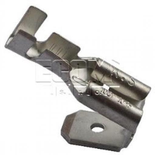 Faston konektor 6,35 × 0,8 mm, zásuvka + vidlice, na kabel