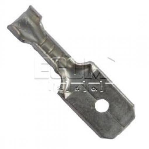 Faston vidlice 6,35 × 0,8 mm, na kabel 0,5–1,5 mm²