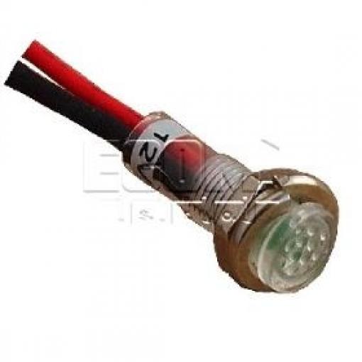 LED kontrolka R9-79L-11-12, 12 V DC, zelená, otvor 5,2 mm