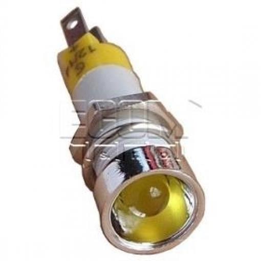 LED kontrolka SKBD08112, 12 V DC, M8×0,75, žlutá