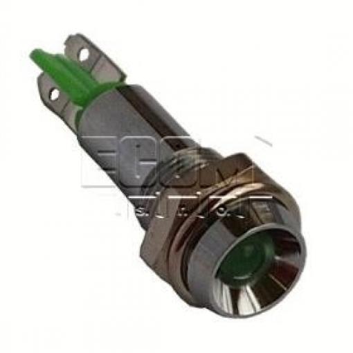 LED kontrolka SMBD06204, 24–28 V DC, zelená, otvor 6,2 mm