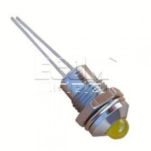 LED kontrolka SMQS081, žlutá, IP40, otvor 8,2 mm
