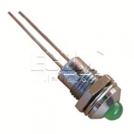 LED kontrolka SMQS082, zelená, otvor 8,2 mm, IP40