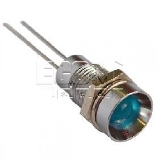 LED kontrolka SMZS084, modrá, otvor 8,2 mm