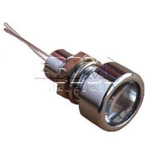LED kontrolka SDML082, zelená, IP67, otvor 8,2 mm