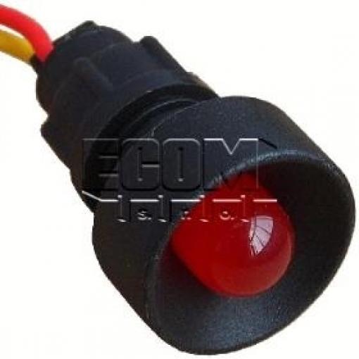 LED kontrolka LKS220-R, 230 V AC, červená, otvor 13 mm