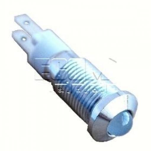 LED kontrolka SMQD08614, 24–28 V DC, bílá, otvor 8,2 mm